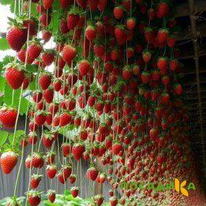 Клубника ампельная Анастасия купить по цене от 370р. в интернет-магазине «Посадика» с доставкой почтой в в Дивногорске и по всей России – [изображение №1].
