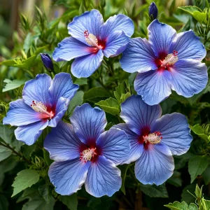 Гибискус садовый Блуминг Квин купить по цене от 259р. в интернет-магазине «Посадика» с доставкой почтой в в Дивногорске и по всей России – [изображение №1].