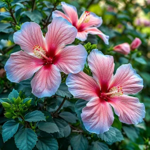 Гибискус садовый Тропикал Сан купить по цене от 293р. в интернет-магазине «Посадика» с доставкой почтой в в Дивногорске и по всей России – [изображение №1].