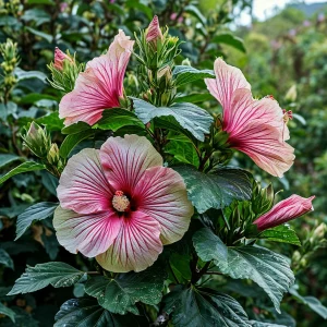 Гибискус Иден Бьюти купить по цене от 460р. в интернет-магазине «Посадика» с доставкой почтой в в Дивногорске и по всей России – [изображение №1].