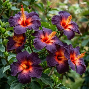 Гибискус Вивида Флэр купить по цене от 279р. в интернет-магазине «Посадика» с доставкой почтой в в Дивногорске и по всей России – [изображение №1].