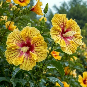 Гибискус Свит Соната купить по цене от 249р. в интернет-магазине «Посадика» с доставкой почтой в в Дивногорске и по всей России – [изображение №1].