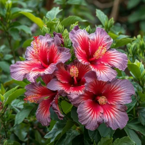 Гибискус Кримсон Флейм купить по цене от 479р. в интернет-магазине «Посадика» с доставкой почтой в в Дивногорске и по всей России – [изображение №1].