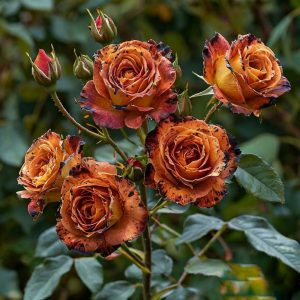 Роза плетистая Оранжевый Бриллиант купить по цене от 450р. в интернет-магазине «Посадика» с доставкой почтой в в Дивногорске и по всей России – [изображение №1].